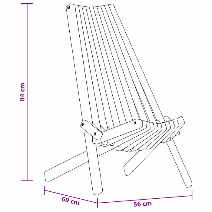 Scaun 2 pcs Maro 69 x 56 x 84 m Lemn Solid de Acacia - WALTI WALTI