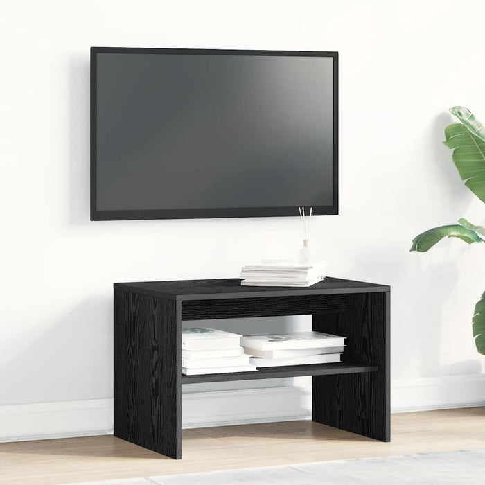 Dulap TV Stejar Negru 60x40x40 cm Lemn prelucrat - WALTI WALTI