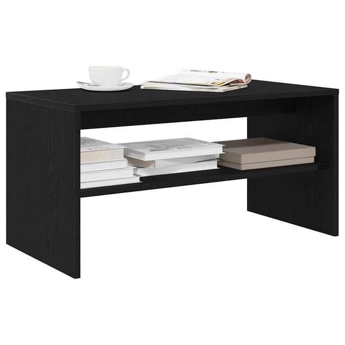 Dulap TV Stejar Negru 80x40x40 cm Lemn prelucrat - WALTI WALTI