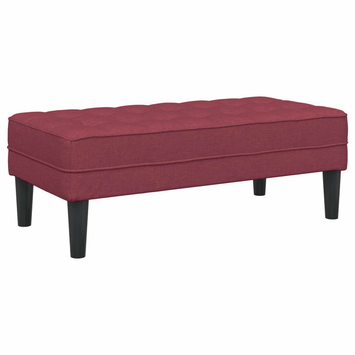 Set de canapea cu pernă 2 pcs Roșu Vin Poliester - WALTI WALTI