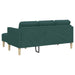 Set de canapea cu pernă 2 pcs Verde închis Poliester - WALTI WALTI
