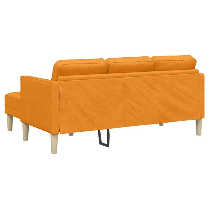 Set de canapea cu pernă 2 pcs Galben Întunecat Poliester - WALTI WALTI