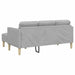 Set de canapea cu pernă 2 pcs Gri nori Poliester - WALTI WALTI
