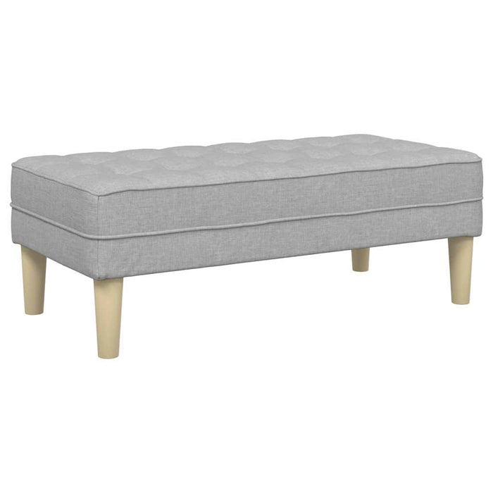 Set de canapea cu pernă 2 pcs Gri nori Poliester - WALTI WALTI