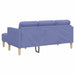 Set de canapea cu pernă 2 pcs Albastru Jeans Poliester - WALTI WALTI