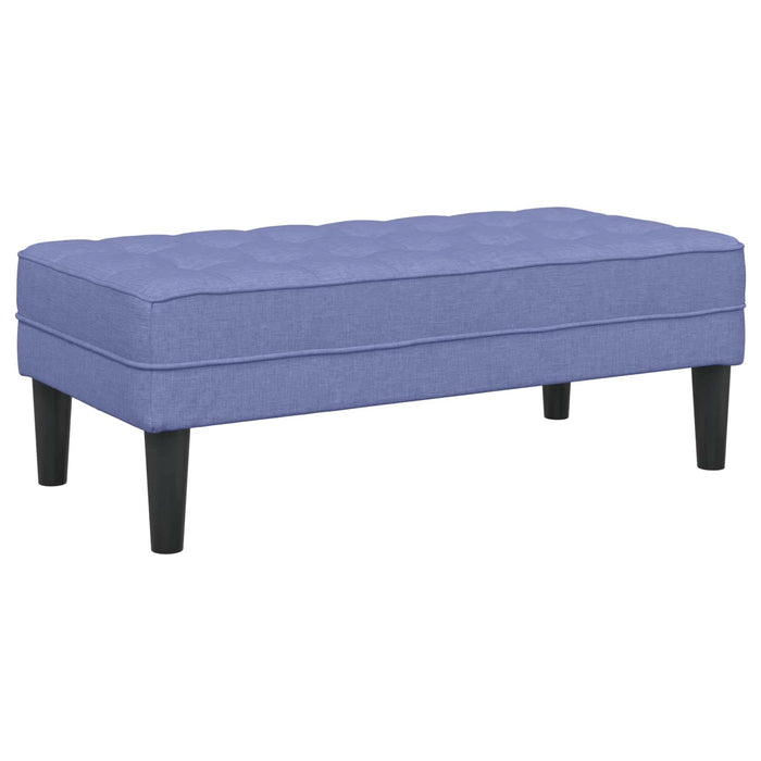 Set de canapea cu pernă 2 pcs Albastru Jeans Poliester - WALTI WALTI