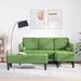 Set de canapea 2 pcs Lysegrønn 173 x 131 x 67 cm Catifea - WALTI WALTI