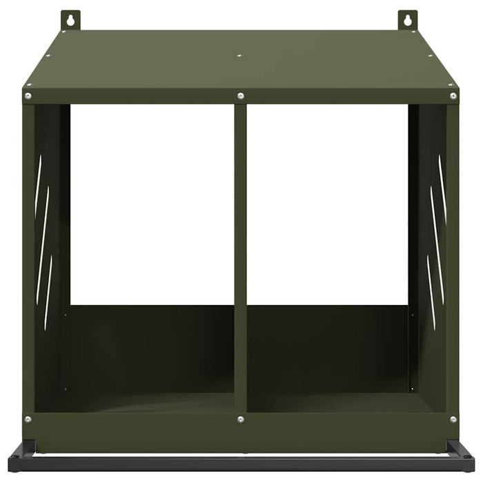 Cuibă pentru pui cu 2 compartimente, metal verde măsline - WALTI WALTI