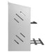 Cubit pentru pui cu 6 compartimente, metal argintiu galvanizat - WALTI WALTI