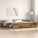 Cadru de pat Lemn Vechi 203 x 203 x 50 cm Lemn compozit - WALTI WALTI