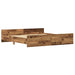 Cadru de pat Lemn Vechi 203 x 203 x 50 cm Lemn compozit - WALTI WALTI