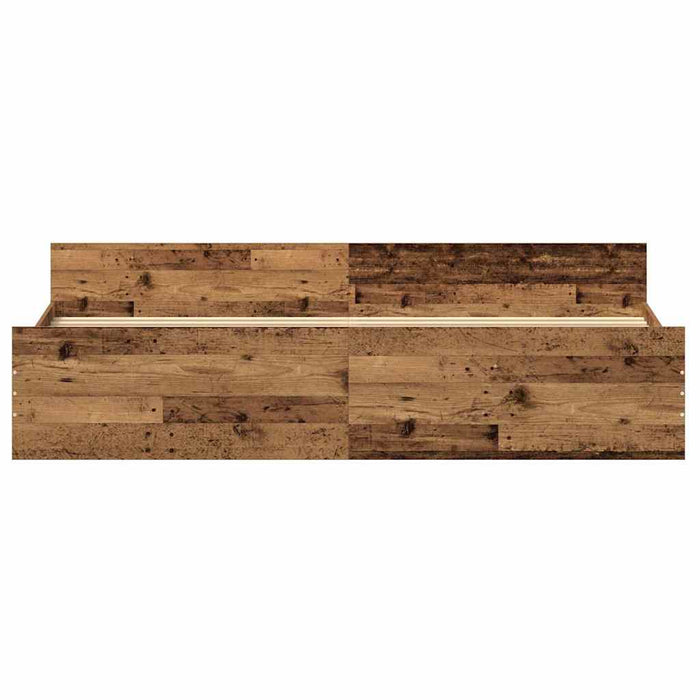 Cadru de pat Lemn Vechi 203 x 203 x 50 cm Lemn compozit - WALTI WALTI