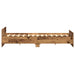 Cadru de pat Lemn Vechi 203 x 203 x 50 cm Lemn compozit - WALTI WALTI
