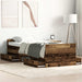 Cadru de pat cu headboard Lemn vechi 75 x 190 cm Lemn compozit - WALTI WALTI