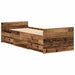 Cadru de pat cu headboard Lemn vechi 75 x 190 cm Lemn compozit - WALTI WALTI
