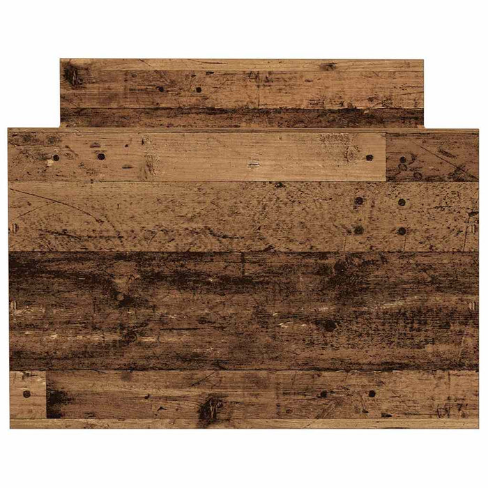 Cadru de pat cu headboard Lemn vechi 75 x 190 cm Lemn compozit - WALTI WALTI