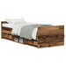 Cadru de pat cu headboard Lemn vechi 75 x 190 cm Lemn compozit - WALTI WALTI
