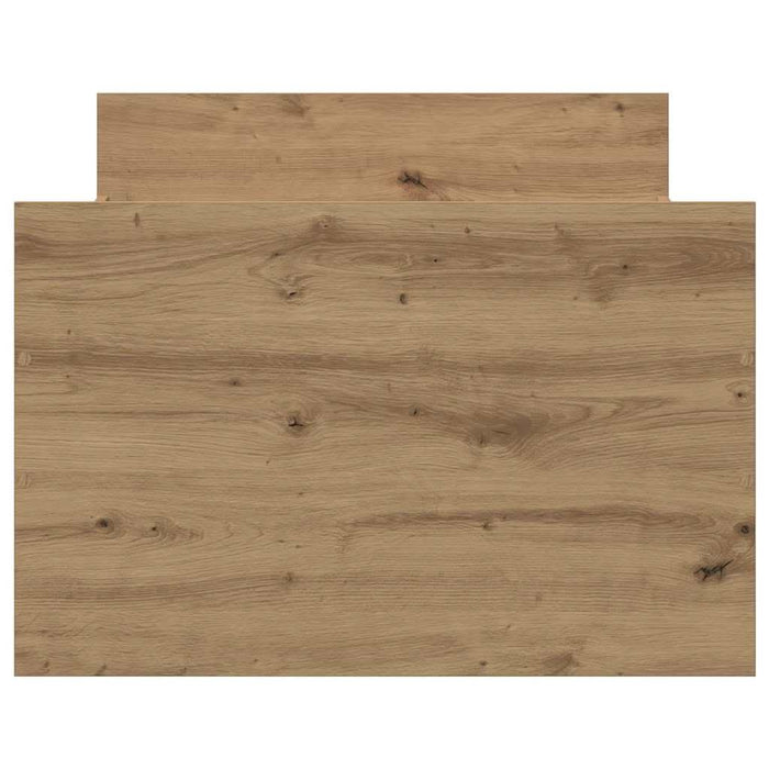 Cadru de pat stejar artizanal 75 x 190 cm Lemn compozit - WALTI WALTI