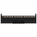 Cadru de pat cu sertar Stejar negru 75 x 190 cm Lemn compozit - WALTI WALTI