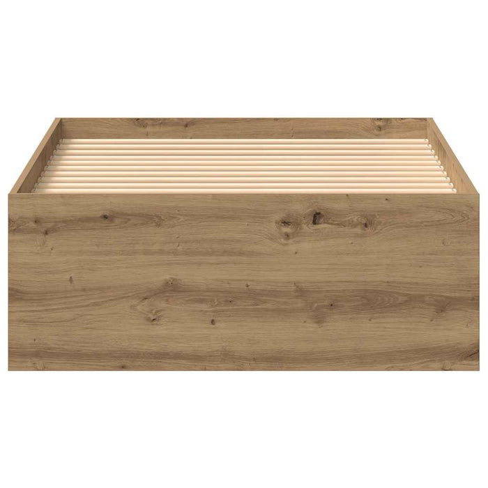 Cadru de pat fără saltea Stejar Artisan 75x190cm Lemn prelucrat - WALTI WALTI