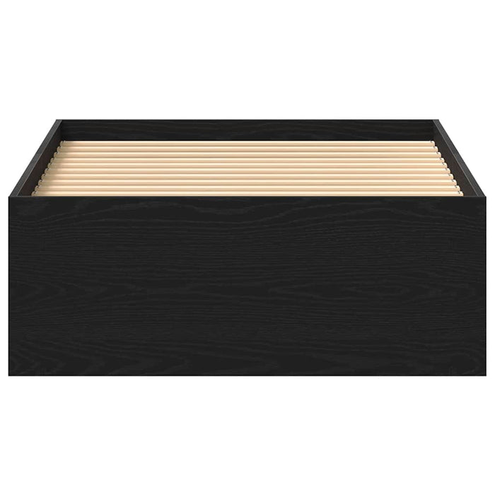 Cadru de pat fără saltea Stejar negru 75x190 cm Lemn prelucrat - WALTI WALTI