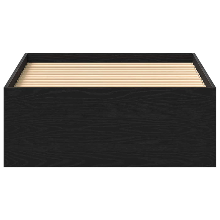 Cadru pat fără saltea Stejar negru 90x190 cm Lemn prelucrat - WALTI WALTI