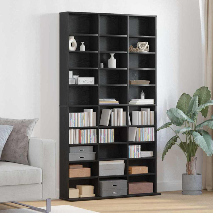 Dulap pentru CD-uri cu raft Stejar Negru 101 x 23 x 177,5 cm - WALTI WALTI