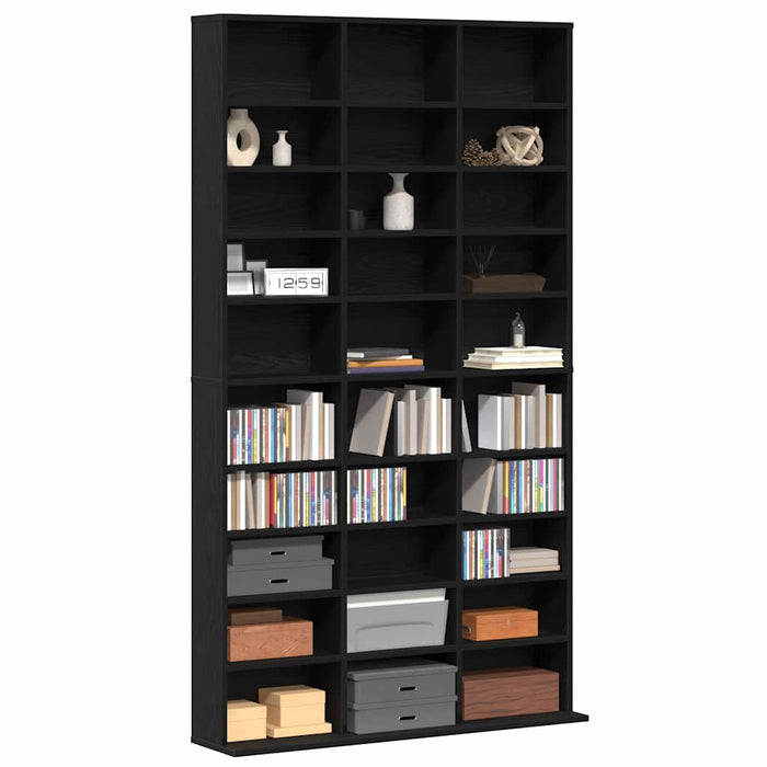 Dulap pentru CD-uri cu raft Stejar Negru 101 x 23 x 177,5 cm - WALTI WALTI