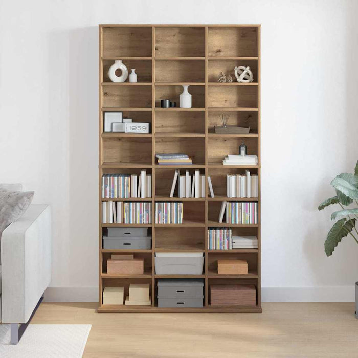 Dulap pentru CD-uri Stejar Artizanal 101 x 23 x 177,5 cm - WALTI WALTI