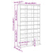 Dulap pentru CD-uri Stejar Artizanal 101 x 23 x 177,5 cm - WALTI WALTI