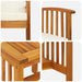 Set de canapele pentru grădină 3 pcs Maro lemn masiv de acacia - WALTI WALTI