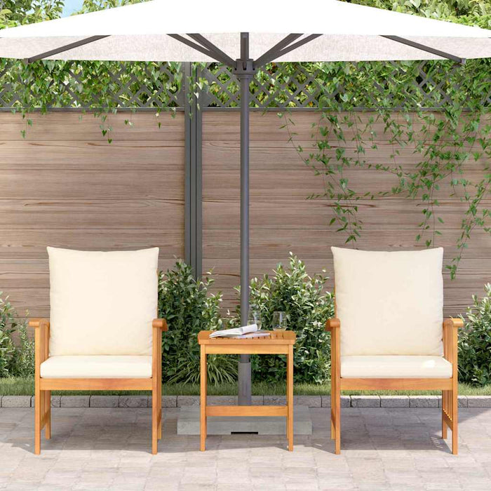 Set de canapele pentru grădină 3 pcs Maro lemn masiv de acacia - WALTI WALTI
