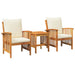 Set de canapele pentru grădină 3 pcs Maro lemn masiv de acacia - WALTI WALTI