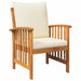 Set de canapele pentru grădină 3 pcs Maro lemn masiv de acacia - WALTI WALTI