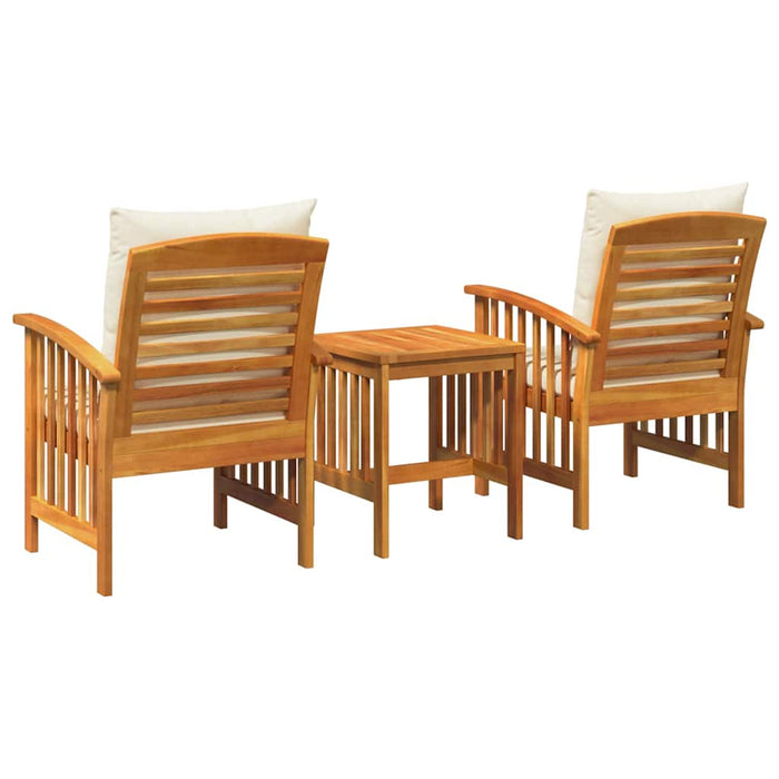 Set de canapele pentru grădină 3 pcs Maro lemn masiv de acacia - WALTI WALTI