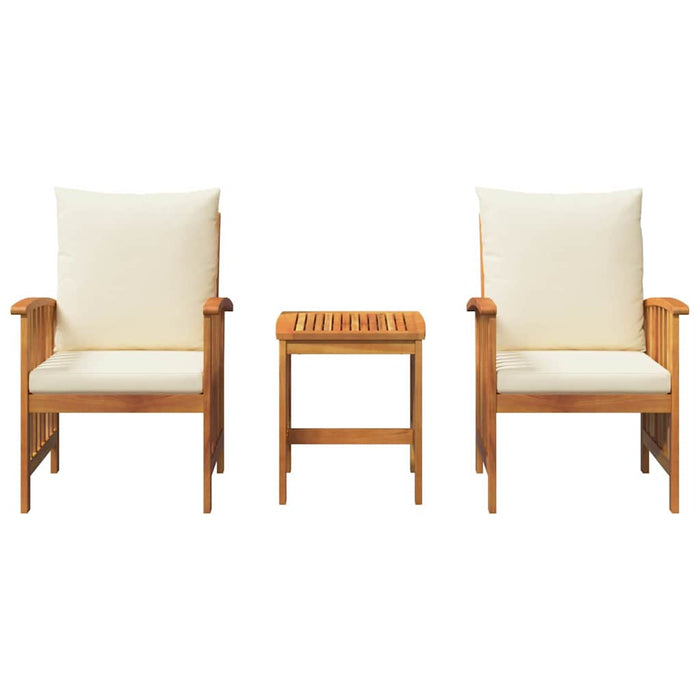 Set de canapele pentru grădină 3 pcs Maro lemn masiv de acacia - WALTI WALTI