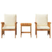 Set de canapele pentru grădină 3 pcs Maro lemn masiv de acacia - WALTI WALTI