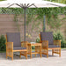 Set de canapele pentru grădină 3 pcs Maro lemn masiv de acacia - WALTI WALTI