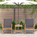 Set de canapele pentru grădină 3 pcs Maro lemn masiv de acacia - WALTI WALTI