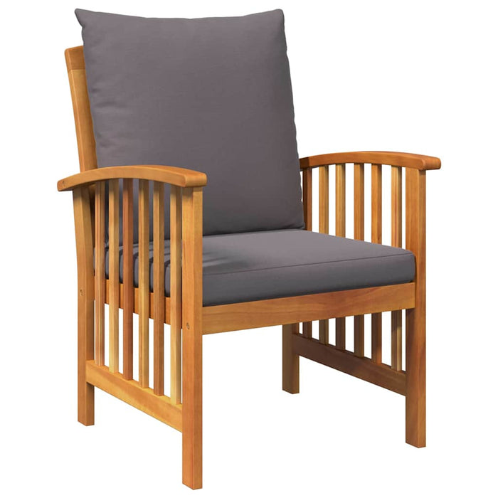 Set de canapele pentru grădină 3 pcs Maro lemn masiv de acacia - WALTI WALTI