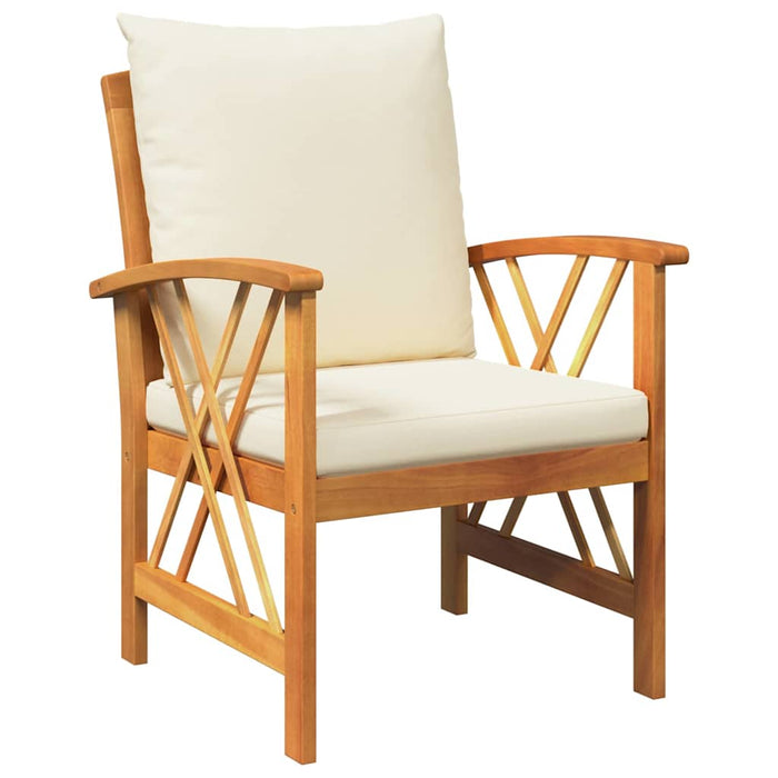 Set de canapele pentru grădină 3 pcs Maro lemn masiv de acacia - WALTI WALTI