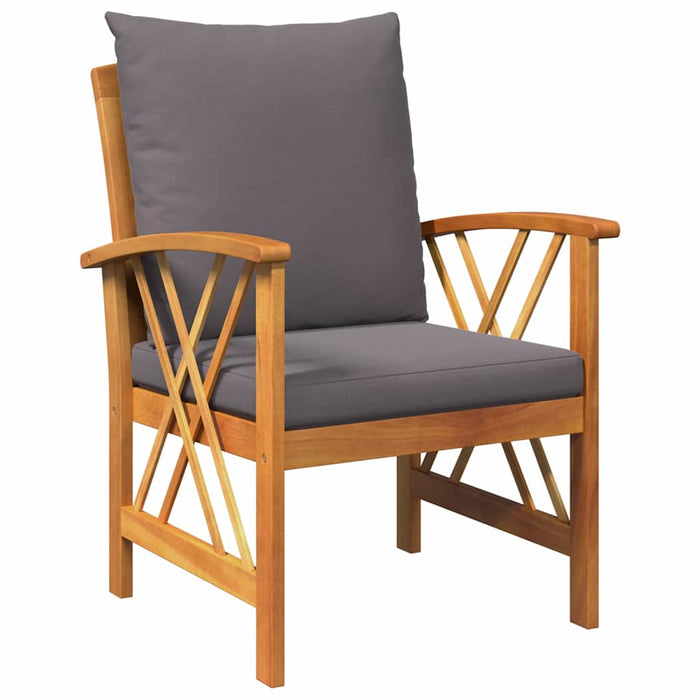 Set de canapele pentru grădină 3 pcs Maro lemn masiv de acacia - WALTI WALTI