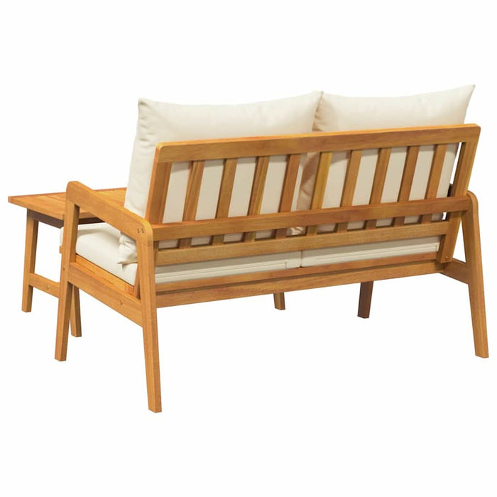 Set bistro cu pernă 2 pcs Ulei Natural Lemn Solid de Acacia - WALTI WALTI