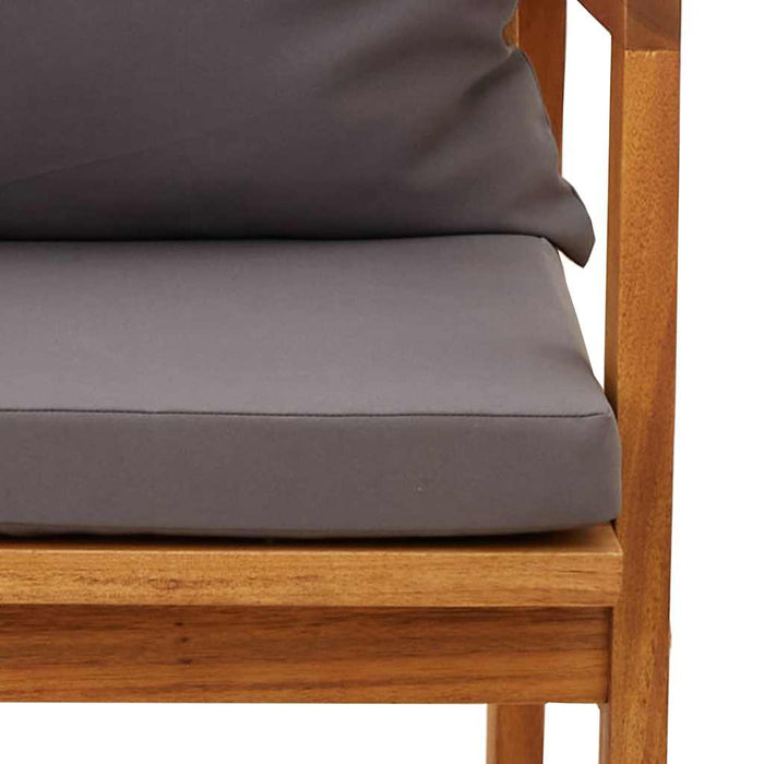 Scaun pentru Grădină 2 pcs Ulei Natural Lemn Solid de Acacia - WALTI WALTI