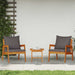 Scaun pentru Grădină 2 pcs Ulei Natural Lemn Solid de Acacia - WALTI WALTI