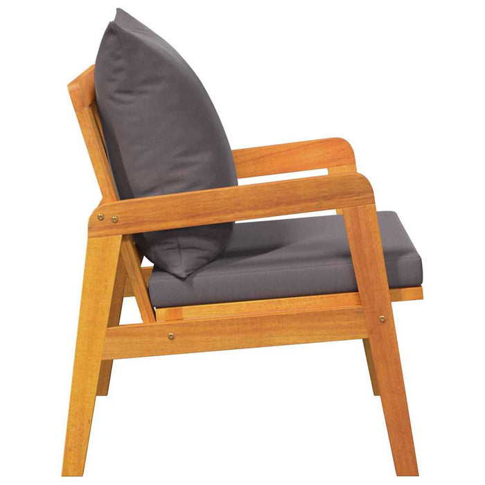 Scaun pentru Grădină 2 pcs Ulei Natural Lemn Solid de Acacia - WALTI WALTI