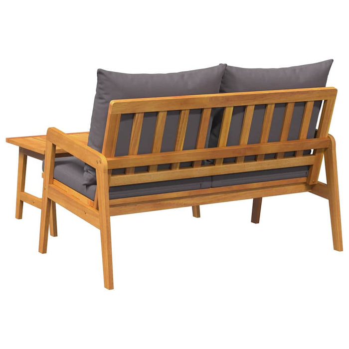 Set bistro cu pernă 2 pcs Ulei Natural Lemn Solid de Acacia - WALTI WALTI
