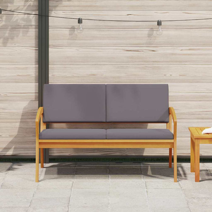 Bancă de grădină cu pernă Ulei Natural Lemn Solid de Acacia WALTI