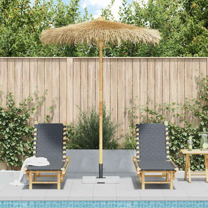 Umbrelă Tiki cu baldachin din frunză de bananier, 180 cm, bambus WALTI