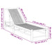 Sezlong 55x199x30 cm bambus - WALTI WALTI